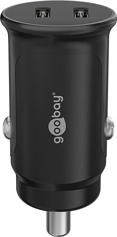 Goobay 59705 oplader til mobil enhed Strømbank, Smartphone, Tablet Sort Cigartænder Hurtig opladning Automatisk