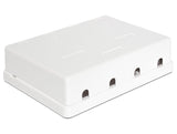 DeLOCK 86208 stikkontakt Hvid