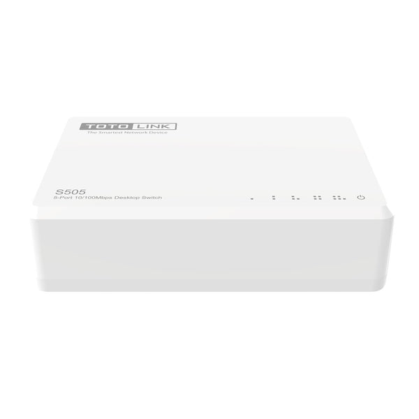 TOTOLINK S505-V5 netværksswitch Ikke administreret Fast Ethernet (10/100) Hvid
