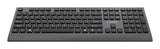 Gembird KB-MCH-06 tastatur Hjemme/kontor USB QWERTY US International, Ukrainsk, Russisk Sort