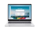 Acer Swift 14 AI SFSP14-I51T-93NW Copilot+ PC Intel Core Ultra 9 386H Hybrid (2-i-1) 35,6 cm (14") Berøringsskærm WUXGA 16 GB DDR5-SDRAM 512 GB SSD Wi-Fi 7 (802.11be) Windows 11 Home Sølv QWERTZ Tysk