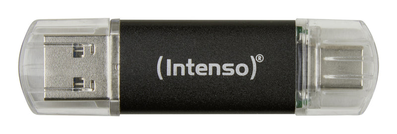 Intenso Twist Line USB-nøgle 256 GB USB Type-A / USB Type-C 3.2 Gen 1 (3.1 Gen 1) Anthracit
