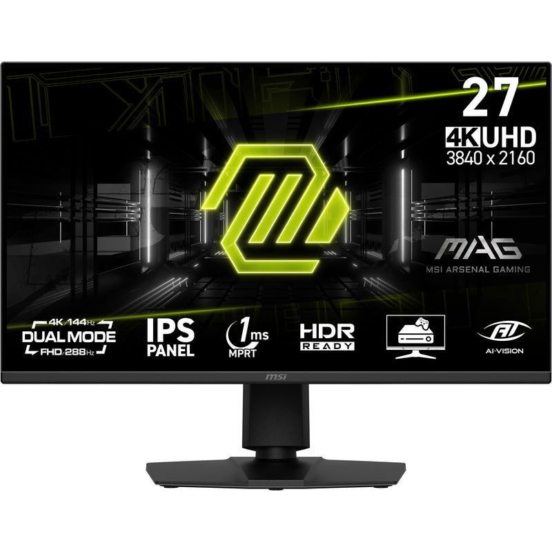 MSI MAG 275UPD E14 computerskærm 68,6 cm (27") 3840 x 2160 pixel 4K Ultra HD Sort