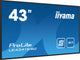iiyama PROLITE LE4341S-B2 Digital fladpaneldisplay 108 cm (42.5") LCD 350 cd/m² Fuld HD Sort 18/7