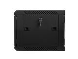 Lanberg WF01-6406-10B stativ 6U Vægmonteret stativ Sort