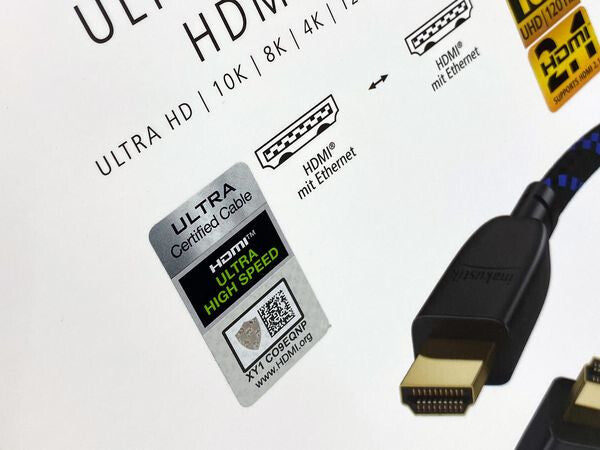 Inakustik 00423520 HDMI-kabel 2 m HDMI Type A (Standard) Sort, Blå