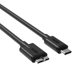 UNITEK Y-C475BK USB-kabel USB 3.2 Gen 1 (3.1 Gen 1) 1 m USB C Micro-USB B 5 Gbit/sek. Sort