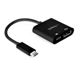 StarTech.com CDP2DP14UCPB USB grafisk adapter 7680 x 4320 pixel Sort