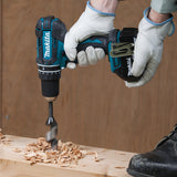 Makita DHP482JX13 bor 1900 rpm Nøglefri 1,5 kg Sort, Grøn