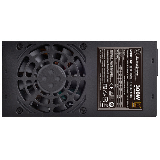 Silverstone TX300 enhed til strømforsyning 300 W 24-pin ATX TFX Sort