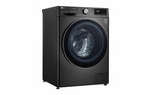 LG F6WV710P2S vaskemaskine Front-læsning 10,5 kg 1600 rpm Sort, Rustfrit stål
