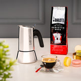 Bialetti Venus box Moka gryde 0,3 L Sølv