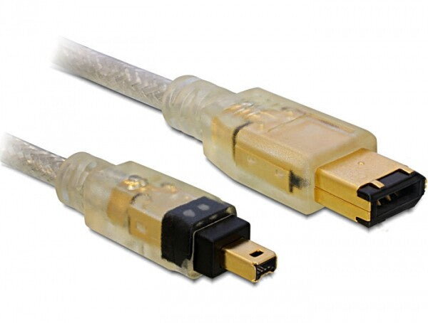 DeLOCK FireWire A/A, 1.0m 1 m Grå