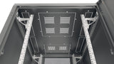 EFB Elektronik PRO-4282TS.P2 stativ 42U Fritstående reol Sort