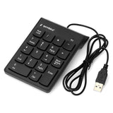 Gembird KPD-U-03 numerisk tastatur Laptop/PC USB Sort