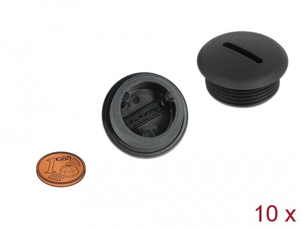 DeLOCK 60232 rør låg Sort Nylon