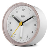 Braun BC12 Quartz alarmur Lyserød, Hvid