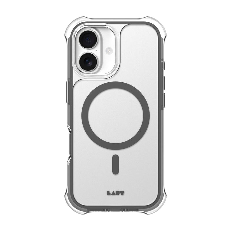 LAUT AERO PROTECT mobiltelefon etui 16 cm (6.3") Cover Grå, Transparent