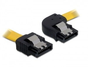 DeLOCK SATA 30cm SATA-kabel 0,3 m Gul