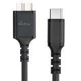 MediaRange MRCS257 USB-kabel USB 3.2 Gen 1 (3.1 Gen 1) 0,5 m Micro-USB B USB C 5 Gbit/sek. Sort