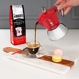 Bialetti Moka induction Moka gryde 0,1 L Rød, Sølv