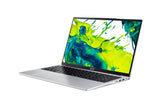 Acer Aspire Lite AL17-31P-33EP Intel Core 3 N355 Laptop 43,9 cm (17.3") HD+ 8 GB DDR5-SDRAM 512 GB SSD Wi-Fi 6 (802.11ax) Windows 11 Home Sølv AZERTY Fransk