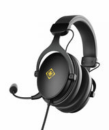 Deltaco GAM-190 hovedtelefoner/headset Ledningsført Spil Sort