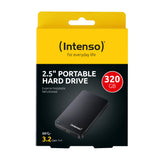 Intenso Bærbar Harddisk 320 GB, Certificeret Renoveret
