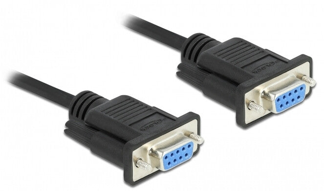 DeLOCK 87308 serielkabel Sort 0,5 m DB-9