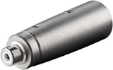 Goobay 27458 kabel kønsskifter XLR RCA Sølv
