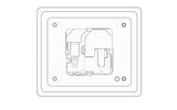 Humly Room Display Max Security 20,3 cm (8") 1024 x 768 pixel LCD Sort Acrylonitrilbutadienstyren