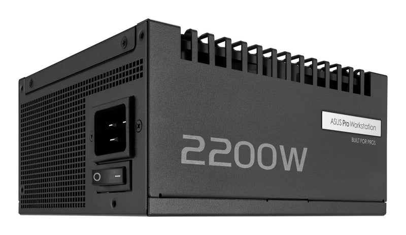 ASUS Pro WS 2200W Platinum enhed til strømforsyning 20+4 pin ATX ATX Sort