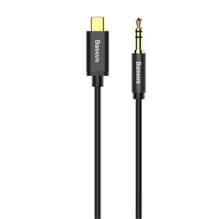 Baseus CAM01-01 USB-kabel 1,2 m 3.5mm USB C Sort