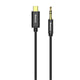 Baseus CAM01-01 USB-kabel 1,2 m 3.5mm USB C Sort