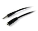 StarTech.com 2m 3.5mm/3.5mm lydkabel Sort