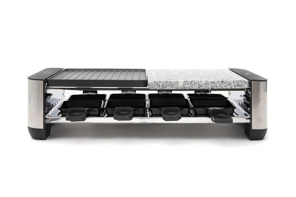 Fritel RSG 3280 raclette grill 8 person(er) 1400 W Sort, Rustfrit stål, Hvid