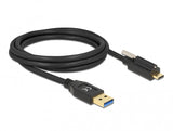 DeLOCK 84031 USB-kabel USB 3.2 Gen 1 (3.1 Gen 1) 2 m USB A USB C 5 Gbit/sek. Sort