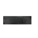 CHERRY KW 9100 SLIM tastatur Universel RF trådløs + Bluetooth AZERTY Fransk Sort