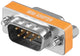 Goobay 50687 kabel kønsskifter D-Sub/RS-232 Sølv