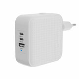 HYPER HJ1003WHWWGL oplader til mobil enhed Laptop, Smartphone, Tablet Hvid Vekselstrøm Hurtig opladning Indendørs