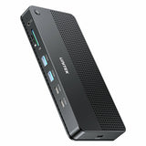 UNITEK D1104A01 dockingstation Ledningsført USB4 Sort