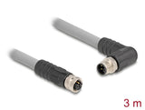 DeLOCK 80549 sensor- & aktuatorkabel 3 m RST M12 Grå