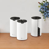 TP-Link Deco S7 (3-pack) Dual-band (2,4 GHz / 5 GHz) Wi-Fi 5 (802.11ac) Hvid, Sort Intern