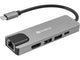 Sandberg 336-99 dockingstation Ledningsført USB 3.2 Gen 1 (3.1 Gen 1) Type-C Sølv
