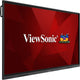 Viewsonic IFP65G1 Interaktivt whiteboard 165,1 cm (65") 3840 x 2160 pixel Berøringsskærm Sort HDMI