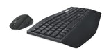 Logitech 920-008219 tastatur Mus inkluderet Hjem RF trådløs + Bluetooth QWERTY Engelsk Sort