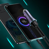 Baseus Golden Contactor Pro Smartphone Blå Cigartænder Hurtig opladning Indendørs