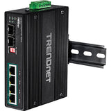 Trendnet TI-PG62B netværksswitch Ikke administreret L2 Gigabit Ethernet (10/100/1000) Strøm over Ethernet (PoE) Sort