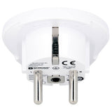 Skross 1500211-E strømstik adapter Type F Universel Hvid