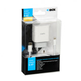 iBox C-37 Universel Hvid USB Hurtig opladning Indendørs